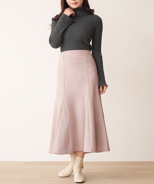 Nohea(ノヘア)の「マーメイドロングスカート(スカート・レディース・パープル系/ピンク/ライトグレー/ブラック・M)」の20枚目の写真
