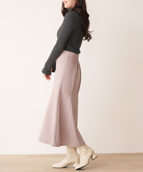 Nohea(ノヘア)の「マーメイドロングスカート(スカート・レディース・パープル系/ピンク/ライトグレー/ブラック・M)」の21枚目の写真