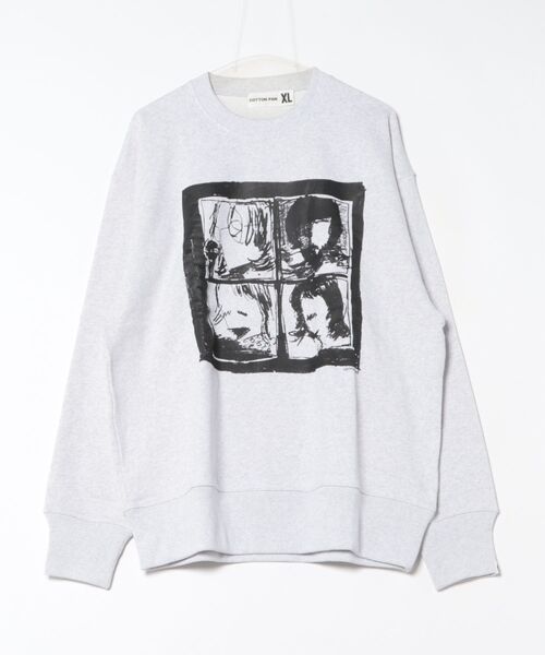 cotton pan(コットンパン)の「Let it be CPAW24_SPT2(スウェット・メンズ・グレー・MEDIUM/X-LARGE/LARGE)」の1枚目の写真