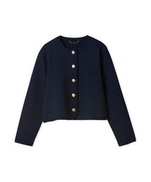 CELFORD（セルフォード）の「トリム総針カーディガン（ノーカラージャケット）」