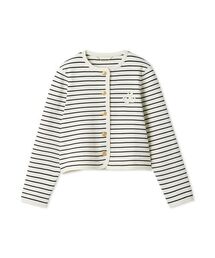 CELFORD（セルフォード）の「トリム総針カーディガン（ノーカラージャケット）」