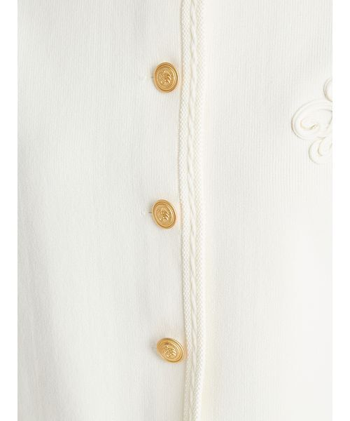 CELFORD(セルフォード)の「トリム総針カーディガン(カーディガン/ボレロ・レディース・その他/オフホワイト/ダークネイビー・F)」の8枚目の写真