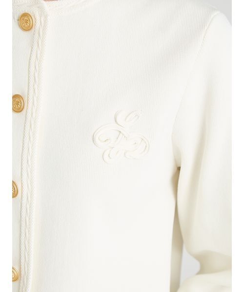 CELFORD(セルフォード)の「トリム総針カーディガン(カーディガン/ボレロ・レディース・その他/オフホワイト/ダークネイビー・F)」の9枚目の写真