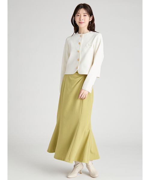 CELFORD(セルフォード)の「トリム総針カーディガン(カーディガン/ボレロ・レディース・その他/オフホワイト/ダークネイビー・F)」の18枚目の写真