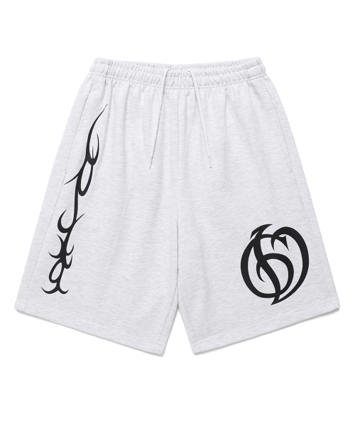 Cavish(カビシ)の「TRIBE SWEAT SHORTS LIGHT GREY(CV2EMUPA05B)(その他パンツ・レディース・ライトグレー・MEDIUM/LARGE)」の1枚目の写真