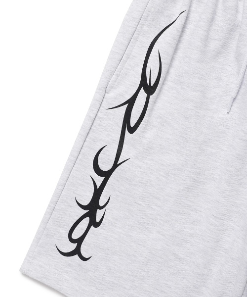 Cavish(カビシ)の「TRIBE SWEAT SHORTS LIGHT GREY(CV2EMUPA05B)(その他パンツ・レディース・ライトグレー・MEDIUM/LARGE)」の5枚目の写真
