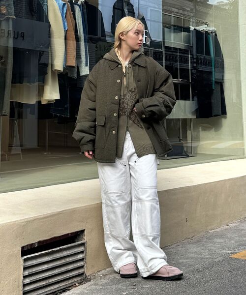 Diamond Layla（ダイアモンドレイラ）の「[HEAT]Military Corduroy Quilting Pedded PD7（ダウンジャケット/コート・レディース・その他・MEDIUM/LARGE/X-LARGE）」の14枚目の写真