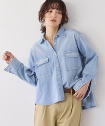 RIVE DROITE | 【RIMH(リムエイチ)】バックフレアショートシャツ(シャツ/ブラウス)