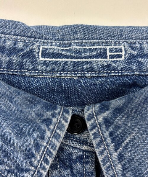 RIVE DROITE（リヴドロワ）の「【RIMH（リムエイチ）】バックフレアショートシャツ（シャツ/ブラウス・レディース・ブルー/サックスブルー・FREE）」の18枚目の写真