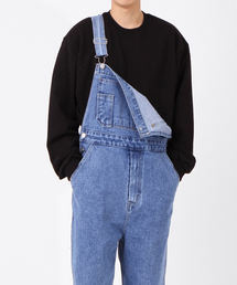THESTORI（ザ・ストリ）の「Denim Overall Suspender Pants (Medium Blue)（サロペット/オーバーオール・メンズ）」