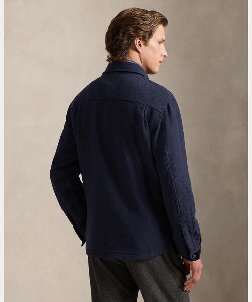 ウールブレンド ヘリンボーン ジャケット（カバーオール）｜POLO RALPH