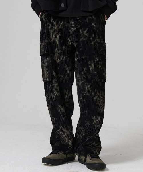 GOSTREET(ゴーストリート)の「セミワイドコーデュロイカーゴパンツタイダイ(その他パンツ・メンズ・その他・LARGE/MEDIUM)」の1枚目の写真