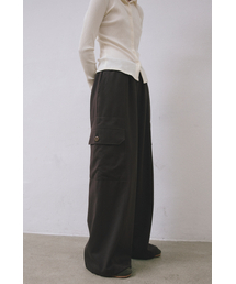 Big Pocket Wide Pants (Dark Brown)
