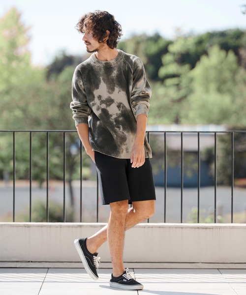 CAMBIO(カンビオ)の「mn3218- Spot Dyed Like Print Knit Pullover ニット(PF-261-001)(ニット/セーター・メンズ・ブラック/グレー・M/L)」の15枚目の写真