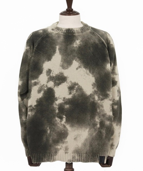 CAMBIO(カンビオ)の「mn3218- Spot Dyed Like Print Knit Pullover ニット(PF-261-001)(ニット/セーター・メンズ・ブラック/グレー・M/L)」の16枚目の写真