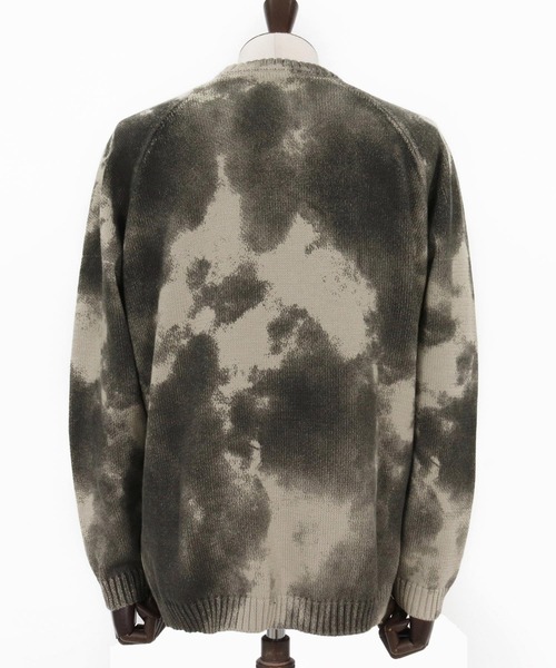 CAMBIO(カンビオ)の「mn3218- Spot Dyed Like Print Knit Pullover ニット(PF-261-001)(ニット/セーター・メンズ・ブラック/グレー・M/L)」の17枚目の写真