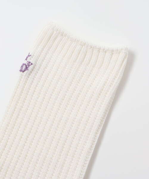 ZIDDY（ジディ）の「ルーズソックス(19~24cm)（ソックス/靴下・キッズ・ホワイト/パープル・24.0cm/21.0cm）」の5枚目の写真
