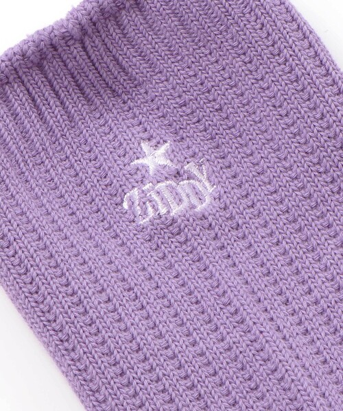 ZIDDY（ジディ）の「ルーズソックス(19~24cm)（ソックス/靴下・キッズ・ホワイト/パープル・24.0cm/21.0cm）」の9枚目の写真