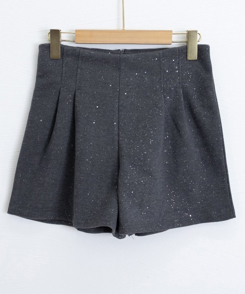 Miniministore(ミニミニストア)の「ラメツイード風ショートパンツハイウエスト(その他パンツ・レディース・ブラック/ダークグレー・M/S/L)」の7枚目の写真