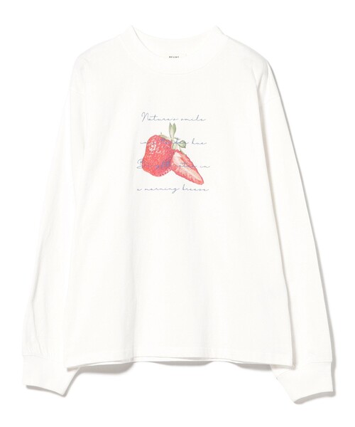 BEAMS HEART(ビームスハート)の「フルーツ ロゴプリントT(Tシャツ/カットソー・レディース・ホワイト系その他5/ブラック/チャコールグレー/オフホワイト・FREE)」の19枚目の写真