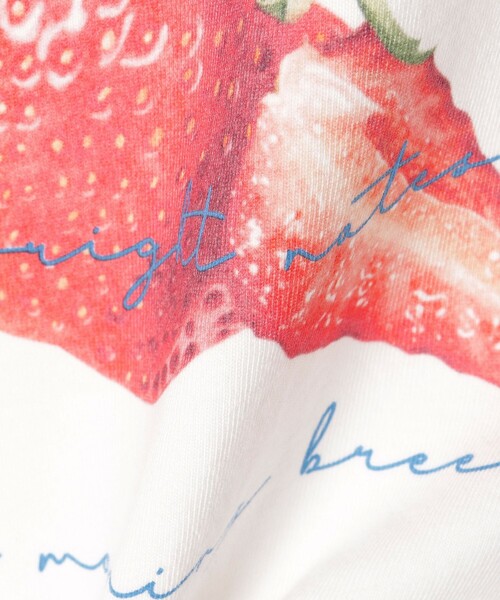 BEAMS HEART(ビームスハート)の「フルーツ ロゴプリントT(Tシャツ/カットソー・レディース・ホワイト系その他5/ブラック/チャコールグレー/オフホワイト・FREE)」の17枚目の写真
