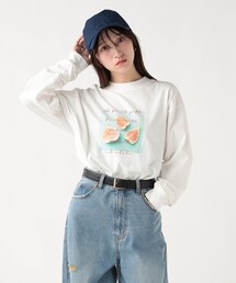 フルーツ ロゴプリントT