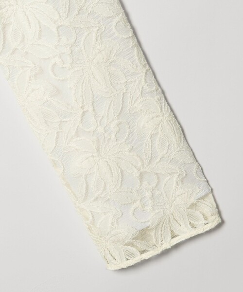 EMMEL REFINES（エメルリファインズ）の「＜EMMEL REFINES＞EM シシュウレース 2WAY ブラウス（シャツ/ブラウス・レディース・オフホワイト/ブラック・FREE）」の10枚目の写真