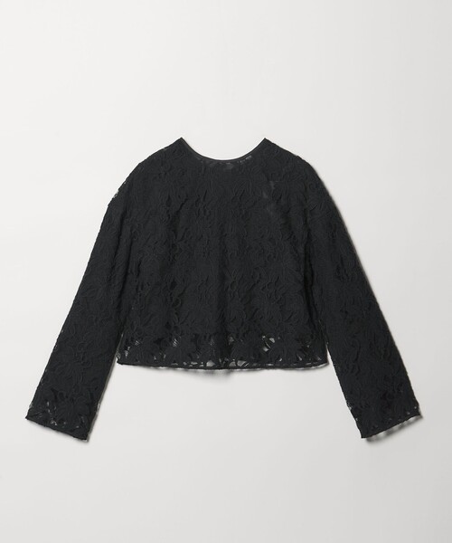 EMMEL REFINES（エメルリファインズ）の「＜EMMEL REFINES＞EM シシュウレース 2WAY ブラウス（シャツ/ブラウス・レディース・オフホワイト/ブラック・FREE）」の14枚目の写真