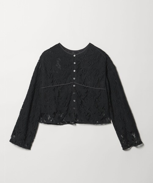 EMMEL REFINES（エメルリファインズ）の「＜EMMEL REFINES＞EM シシュウレース 2WAY ブラウス（シャツ/ブラウス・レディース・オフホワイト/ブラック・FREE）」の15枚目の写真