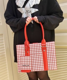 MILK | ギンガムトート バッグ(ハンドバッグ)