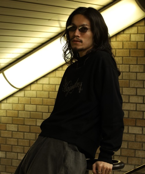 bike star（バイクスター）の「RESHAM ラインストーン羽トレーナー（スウェット・メンズ・ブラック/ホワイト・M/L）」の16枚目の写真