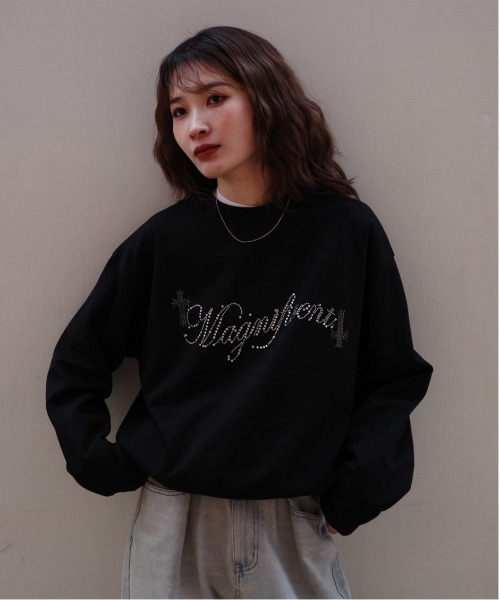 bike star（バイクスター）の「RESHAM ラインストーン羽トレーナー（スウェット・メンズ・ブラック/ホワイト・M/L）」の12枚目の写真