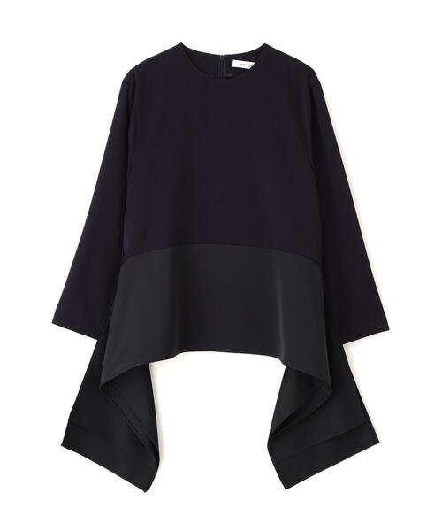 ADORE(アドーア)の「◆ドライタッチツイルブラウス(シャツ/ブラウス・レディース・ネイビー/ベージュ・38)」の4枚目の写真