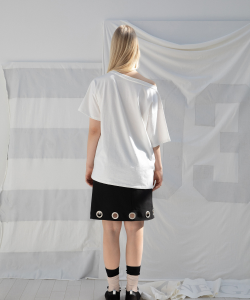 DIMANCHE(ディマンシュ)の「EYELET MIDI SKIRT (BLACK)(スカート・レディース・その他・SMALL/MEDIUM)」の4枚目の写真