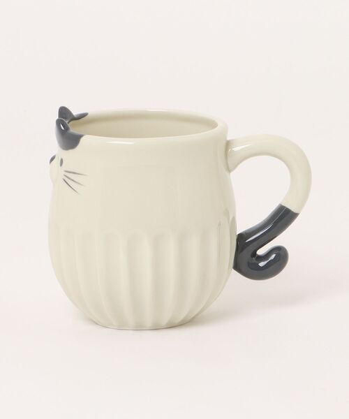 SiNCERE(シンシア)の「アニマルマグ Animal Mug しのぎのねこ マグカップ(グラス/マグカップ/タンブラー・レディース・ベージュ/ブラック/グレー・ONE SIZE)」の15枚目の写真