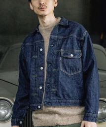 orSlow | orSlow/オアスロウ TYPE1 40'S PLEATED FRONT BLOUSE ワンウォッシュ デニムジャケット 2026年春夏(デニムジャケット)