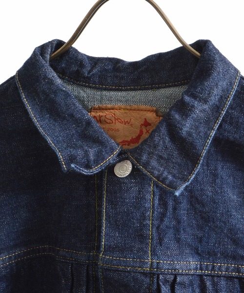 orSlow（オアスロウ）の「orSlow/オアスロウ TYPE1 40'S PLEATED FRONT BLOUSE ワンウォッシュ デニムジャケット 2026年春夏（デニムジャケット・メンズ・ブルー・3/2/4）」の3枚目の写真