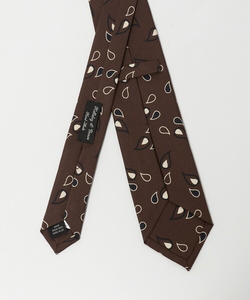 UNITED ARROWS(ユナイテッドアローズ)の「<Holliday&Brown>ペイズリー プリント ネクタイ(ネクタイ・メンズ・ダークブラウン/ネイビー・FREE)」の4枚目の写真