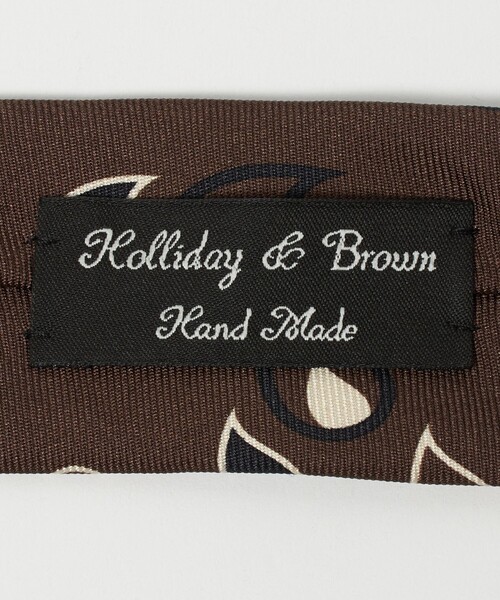 HOLLIDAY＆BROWN＞ペイズリー プリント ネクタイ（ネクタイ）｜UNITED