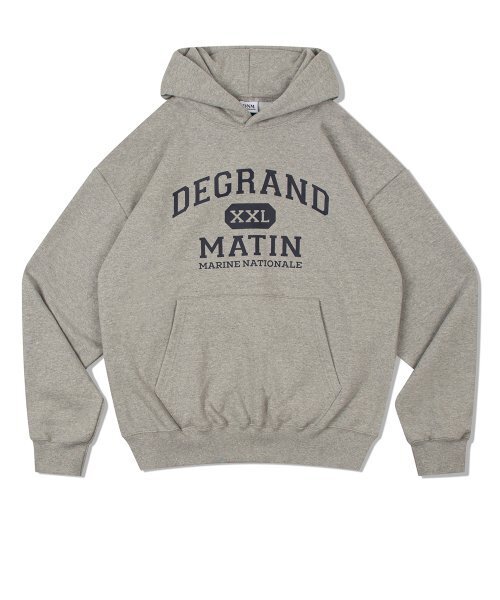 DE GRAND MATIN(ディグランドマーティン)の「V.HEAVY HOOD SWEAT DEGRAND_MELANGE GRAY(パーカー・メンズ・その他・FREE)」の2枚目の写真