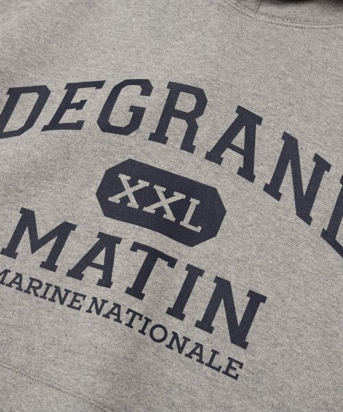 DE GRAND MATIN(ディグランドマーティン)の「V.HEAVY HOOD SWEAT DEGRAND_MELANGE GRAY(パーカー・メンズ・その他・FREE)」の4枚目の写真