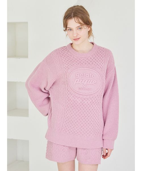 gelato pique（ジェラートピケ）の「【Valentine】アランプルオーバー