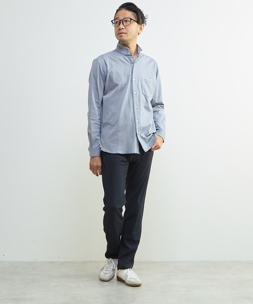 MEN'S MELROSE（メンズメルローズ）の「マルチファブリックワンピースシャツ（シャツ/ブラウス・メンズ・ホワイト/ハウンドトゥース・2/3/4/5）」の18枚目の写真