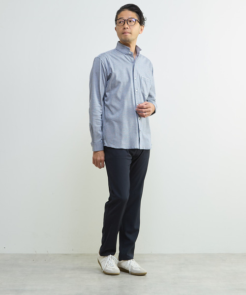 MEN'S MELROSE（メンズメルローズ）の「マルチファブリックワンピースシャツ（シャツ/ブラウス・メンズ・ホワイト/ハウンドトゥース・2/3/4/5）」の19枚目の写真