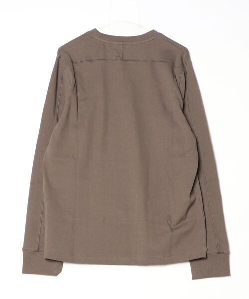 BANANA REPUBLIC FACTORY STORE(バナナリパブリック ファクトリーストア)の「BANANA REPUBLIC FACTORY STORE スタンダードフィット ミニリブ クルーネックTシャツ 長袖ロンT(Tシャツ/カットソー・メンズ・ネイビー/ブラウン/ナチュラル/グレー・M/S/XL/L)」の5枚目の写真
