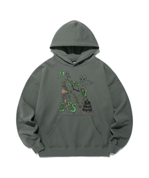 DREAMERS HOODIE_CHARCOAL(NG2EFUM404A)