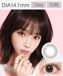 ReVIA（レヴィア）の「ReVIA 1day CIRCLE ムースブラウン （10枚入り）（コンタクトレンズ・カラコン）」