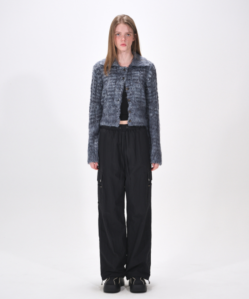 ETMON(エトモン)の「Color Blend Brush Knit Cardigan, Navy(カーディガン/ボレロ・レディース・その他・FREE)」の5枚目の写真