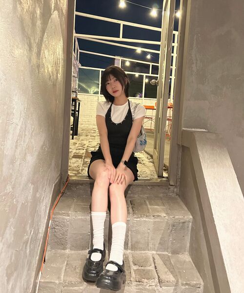 MUSINSA STANDARD WOMAN（ムシンサスタンダードウーマン）の「ウィメンズスリムクルーネックTシャツ[ホワイト]（Tシャツ/カットソー・レディース・その他・LARGE/MEDIUM/SMALL/X-SMALL/X-LARGE）」の12枚目の写真