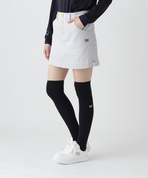 PEARLY GATES(パーリーゲイツ)の「【PEARLY GATES】PGisPG 変形ダイヤ柄C/Peストレッチカルゼ(スカート・レディース・ホワイト系その他・X-SMALL/MEDIUM/SMALL/LARGE)」の17枚目の写真